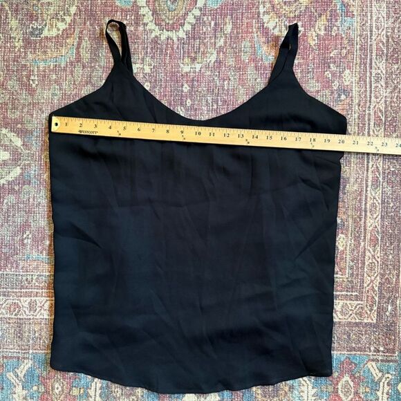 ASOS black size 10 Maternity tank top double layered - Picture 3 of 6